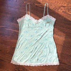 Sparkle lace tank